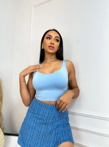 Women Tank Tops & Camis - Màu xanh nhạt - Xem 2