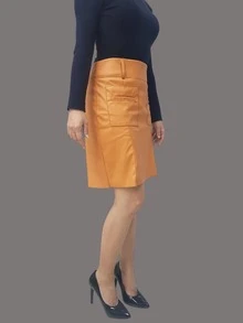 Women Skirts - gừng - Xem 3