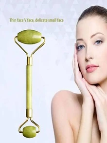 Masajeador Rodillo Jade Facial - Verde - Ver 2