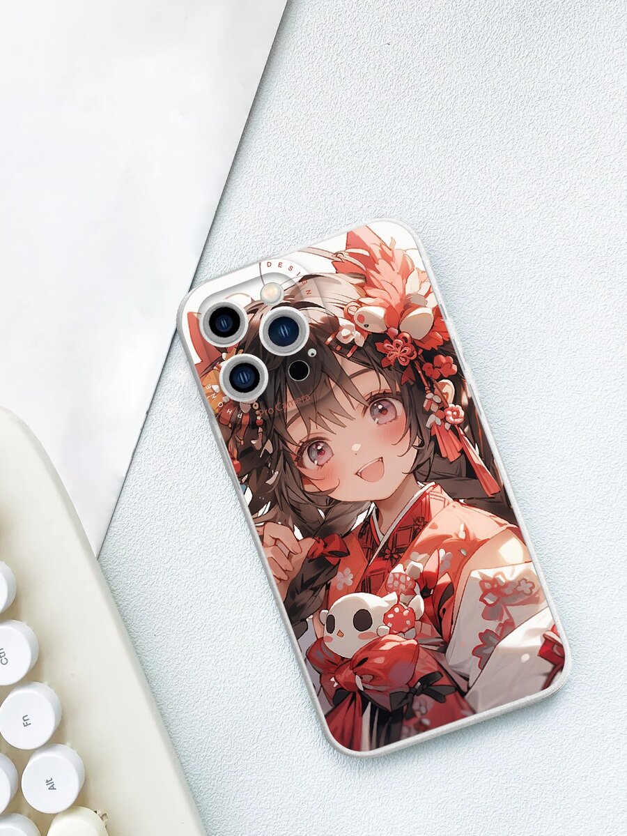 1入組陽光女孩TPU手機殼，適用於iPhone - 彩色 - 查看 1