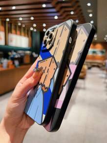 2-Pack Cartoon Couple Anti-Drop Phone Case Compatible With IPhone 11, 12, 13, 14, 15, 16, XR, 13 Pro Max, 16 Pro Max - Multicolor - View 6