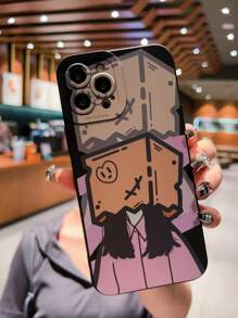 2-Pack Cartoon Couple Anti-Drop Phone Case Compatible With IPhone 11, 12, 13, 14, 15, 16, XR, 13 Pro Max, 16 Pro Max - Multicolor - View 4