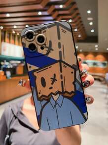 2-Pack Cartoon Couple Anti-Drop Phone Case Compatible With IPhone 11, 12, 13, 14, 15, 16, XR, 13 Pro Max, 16 Pro Max - Multicolor - View 3