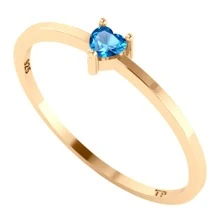 Fine Single Ring - 淺藍色 - 查看 1