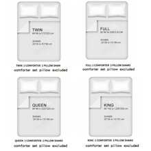 AB Màu thuần Dày Chăn bông Bộ ( Dày + ) Checkered Chăn bông Cốt lõi , Mềm mại Và Thoải mái , Dày lên , Mềm mại Và Ấm áp , Ký túc xá sinh viên , Khách sạn , Phòng ngủ , Bộ đồ giường có thể sử dụng In Tất cả các mùa ( Bao gồm Chăn bông Cốt lõi ) ( Gối Cốt lõi Không bao gồm ) - Màu xanh hải quân - Xem 4