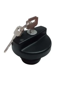 Tapa de tanque de combustible con rosca para coche Twist-Lock 2 llaves - Negro - Ver 2