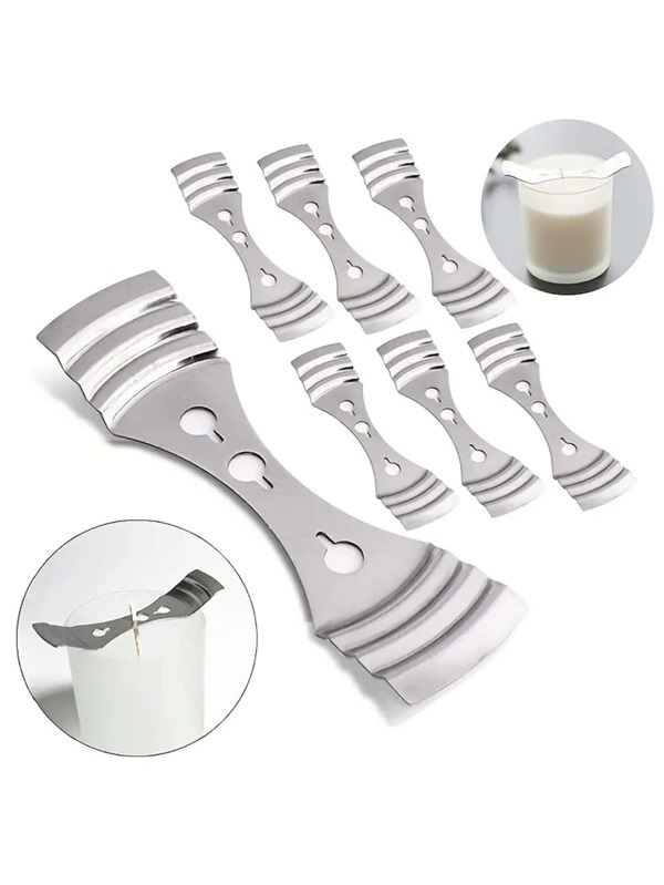 4 piezas de soporte con 3 orificios para mechas de velas, herramienta para hacer velas de aromaterapia DIY, soporte para fijar la mecha, decoración de Halloween, otoño, festivales, Navidad, invierno, decoración del hogar, regalos