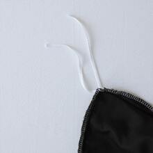 3pcs Hoa Vá lại Bộ vỏ chăn Bao gồm 1 Vỏ chăn Duvet Và 2 Vỏ gối , Sành điệu Khối màu Thoải mái Bộ đồ giường Đối với Tất cả các mùa - màu đen - Xem 9