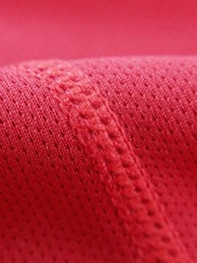 快乾長袖連帽男子運動衫-輕便透氣的t恤,適用於戶外活動,健身房和跑步馬拉松運動服男裝 - 紅色 - 查看 4