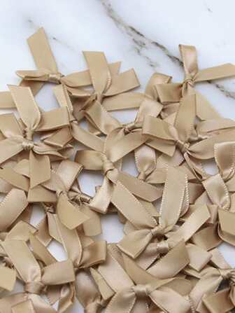 (50 Pieces/Bag) 4cm Ribbon Bow With Various Colors For Gift Decoration And Making Hairpin Headwear,