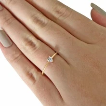 Fine Single Ring - לבן - ראה 2