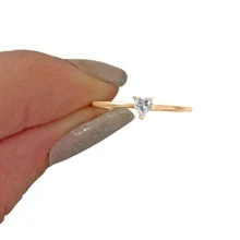 Fine Single Ring - לבן - ראה 4