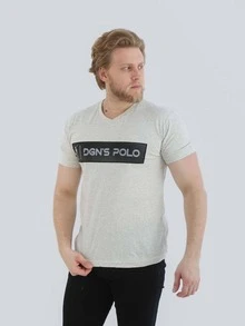 Men T-Shirts - 米色 - 查看 2