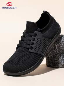 HOBIBEAR Unisex Wide Toe Box Lightweight & Comfortable Shoes, Suitable For Men & Women, Barefoot Outdoor Sports Sneakers & Casual Shoes - Black - View 2