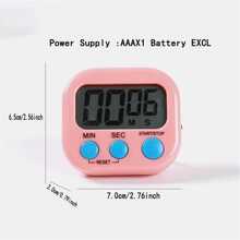 1 Peça Cozinha Eletrônico Aprendizagem Cronômetro , Multifuncional Conta & Conta Abaixo Cronômetro , Para Cozimento , Eletrônico Cronômetro