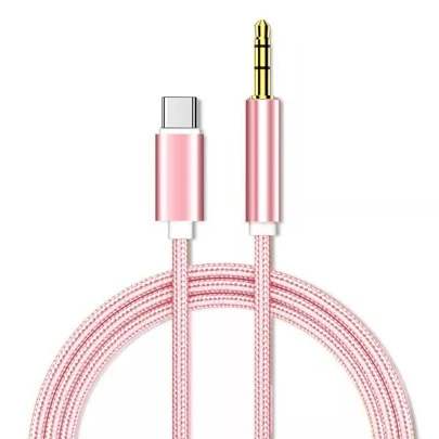 Cable USB-C a Aux de 3.5 pies, cable con conector USB tipo C a jack de audio macho de 3.5 mm/cable auxiliar de 3.5 mm para estereo de coche, compatible con la mayoría de teléfonos con USB tipo C: Pixel 4 3 2 XL, Galaxy