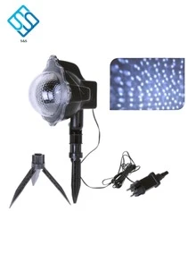 Proyector led efecto caida nieve decoración - Blanco - Ver 5
