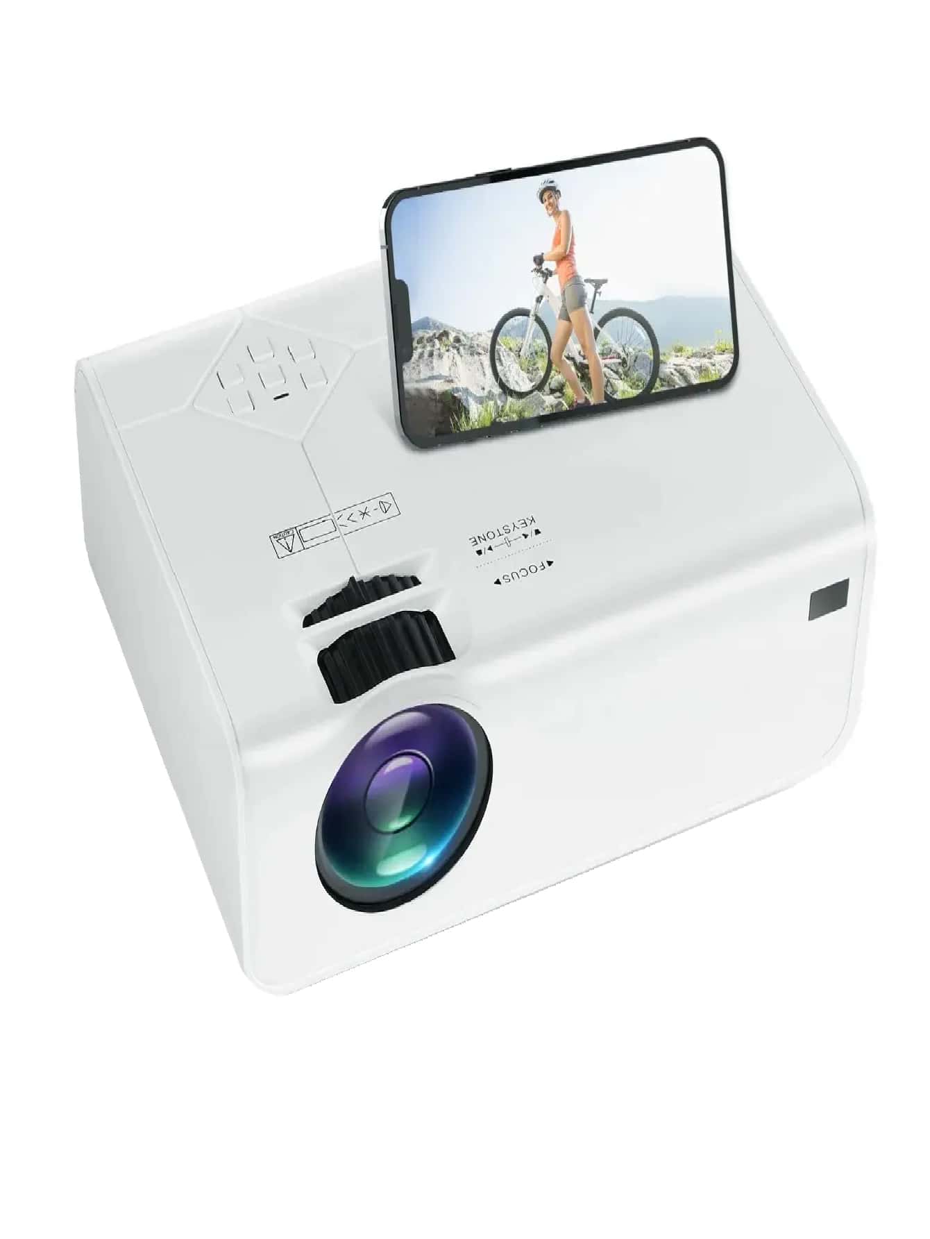 mini Proyector Full Hd 1080p Eo Safe Imports Blanco - Ver 1