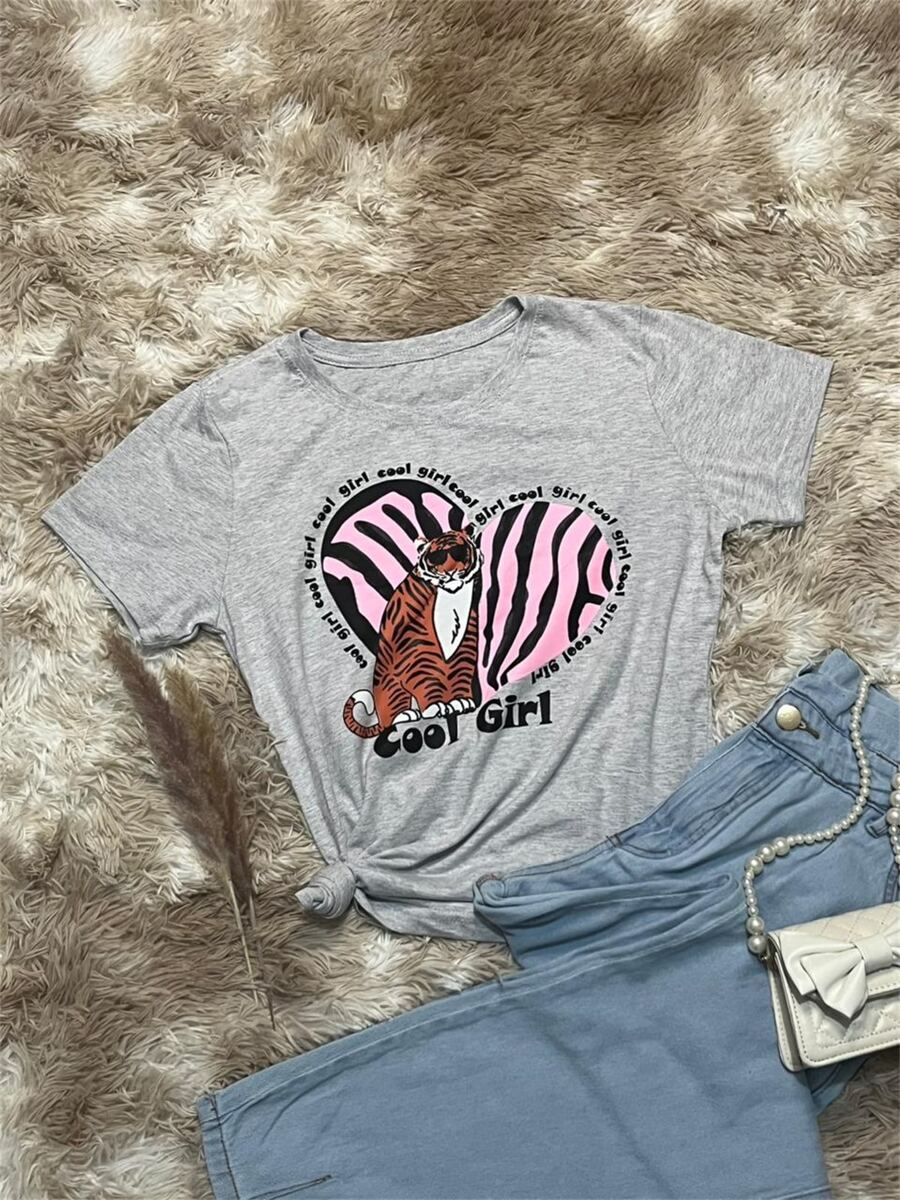 Women T-Shirts - Màu Xám nhạt - Xem 1