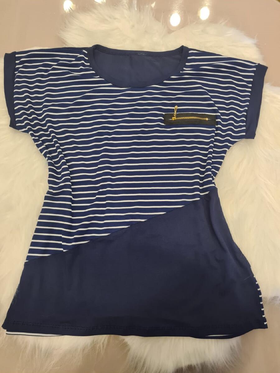 Women T-Shirts - Navy Blue - View 1