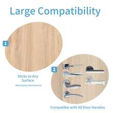 1set/4pcs Baby Door Handle Locks For Inward & Outward Swinging Door, Sliding Window Locks - White - View 7