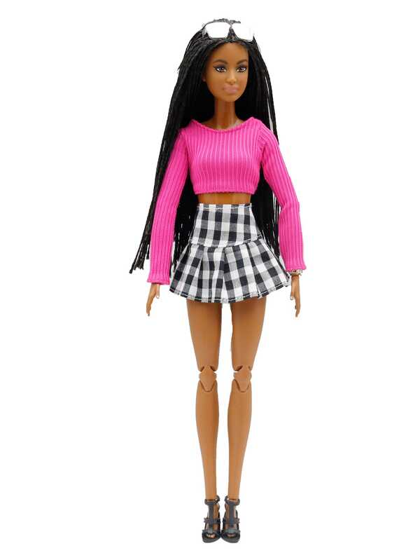 1pc Doll Mini Skirt, Toy Clothes, Fits 30cm Doll & 1/6 Bjd