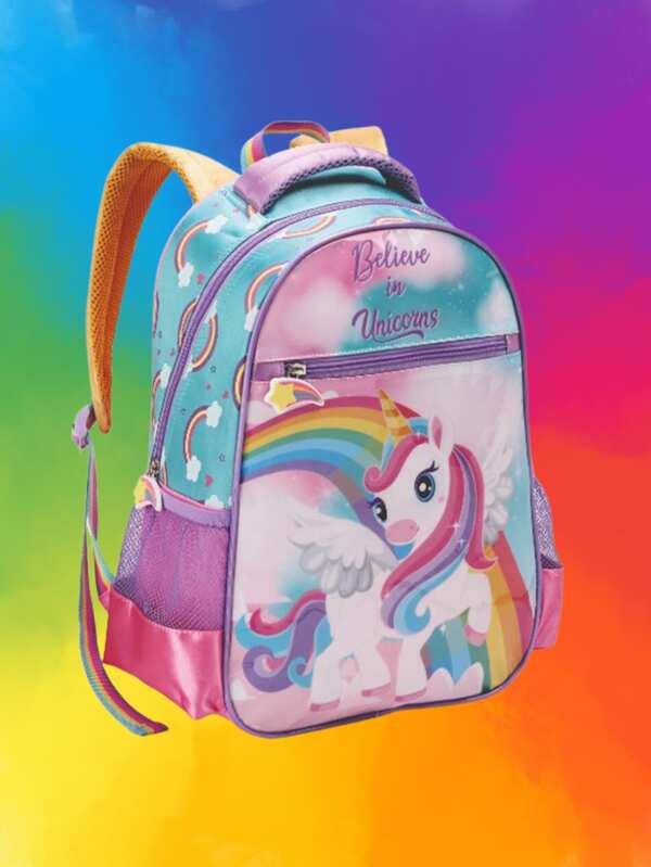 Mochila Infantil Costas Mini Mochila Costas para creche Menina