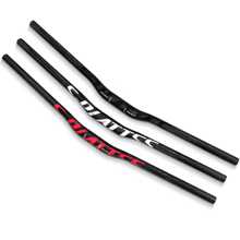 Mtb Carbon Handlebar Bicycle Handlebar 31.8*580-680/720/760mm Glossy Black Handlebars For Mountain Bike Accessories