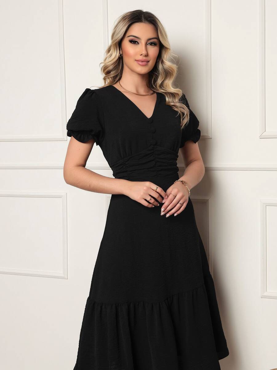 Women Dresses - 黑色 - 查看 1