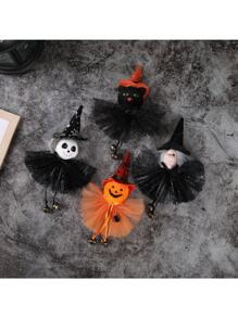 1個萬聖節裝飾party Bar裝飾南瓜spooky Black Cat Charm Scary Charm包包吊飾,鑰匙扣