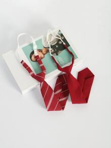 1 bộ Đen Sọc Cà vạt Tổ hợp - Nhiều màu - Xem 2