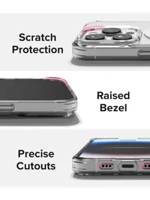 Funda transparente rígida con Aro Magnético para Celulares compatible con iPhone - XS Max - Ver 2