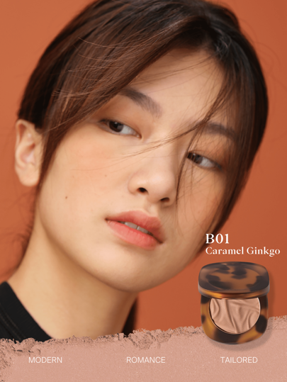JOOCYEE Matte Blush B01 Caramel Ginkgo Highly Pigmented Non-Fading Long Lasting Healthy Glow Easy To Apply