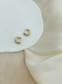 Hoop Earrings - Vàng - Xem 2