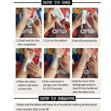 Waterproof Temporary Face Tattoo Sticker With Star & Dot Pattern, Mole Design, Creative Couple Fake Tattoo, Suitable For Women And Men - White - View 9