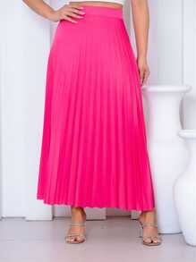 Women Skirts - Màu Hồng Tươi - Xem 6