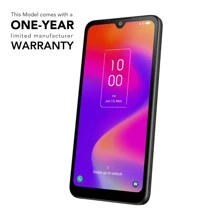 TCL 30 Z 解鎖手機，搭載6.1英寸高清+顯示屏，智能手機 Android 12，32GB+3GB RAM，3000mAh 電池容量，普林姆黑色 - 32G - 查看 2