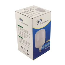 Lâmpada Led Bulbo 60w, 80w, 100w E27 Bivolt Branco Frio 6000K - Branco - Visão 10