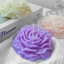 Moule en silicone en 3D pour fleur de rose, pour la fabrication de savon et de bougies, outil de décoration artisanale DIY