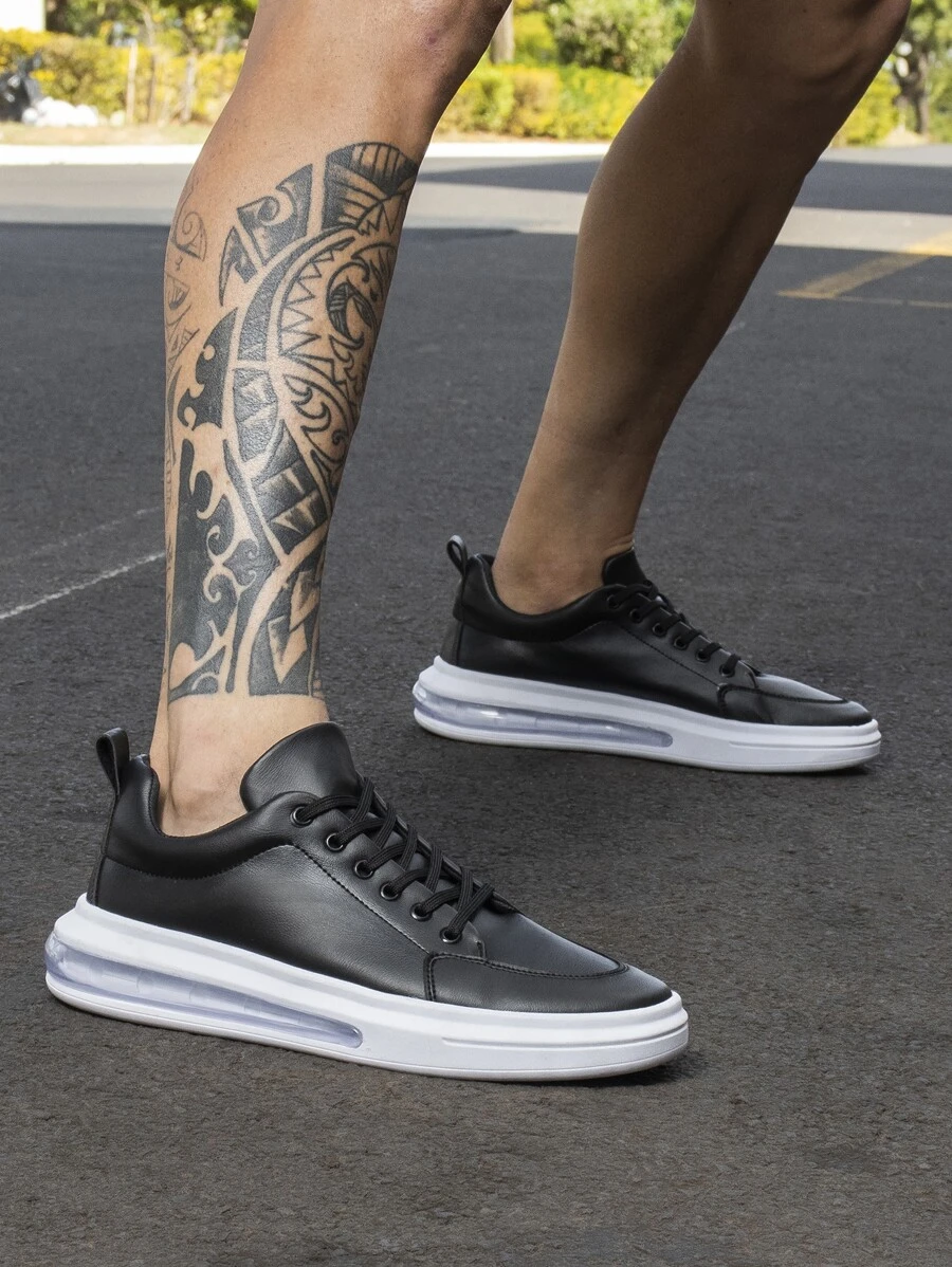 Tênis Casual Masculino Max Estiloso Amortecimento em Bolha Gel Queen