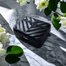 1 Miếng Đen Hộp đựng Airpods , Sang trọng Loại vỏ , Chống sốc Hộp đựng Airpods Thế hệ 3 , Cao-kết thúc Da Tai nghe Không dây Loại vỏ Tương thích với 2 , NỮ Loại vỏ Đối với AirPods1/2 AirPods - Nhiều màu - Xem 1