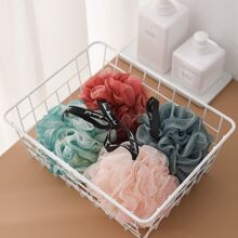 1 Miếng Đầy màu sắc Mềm mại Bọt biển tắm Tẩy da chết Mát xa SPA Bọt Giàu có Tắm rửa Trái bóng Thích hợp Đối với Nhà  Hoặc Du lịch Sử dụng - Màu xanh hải quân - Xem 4