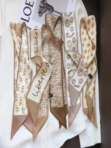 5 chiếc ruy băng kaki tươi mới cho cuộc sống thường ngày Bandana thanh lịch, dây buộc tóc, dây buộc đầu lý tưởng để tô điểm cho vẻ ngoài của bạn - Nhiều màu - Xem 2