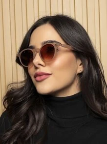 Thời trang nữ Kính Giải trí , Thích hợp Đối với Mặc hàng ngày - Màu Khaki - Xem 3