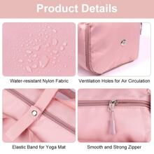 Gym Bag Travel Bag Women Men Travel Duffel Bag With Shoes Compartment Sports Gym Tote Bag Weekend Bag Overnight Bag Yoga Mat Bag For Swimming, Basketball Pink