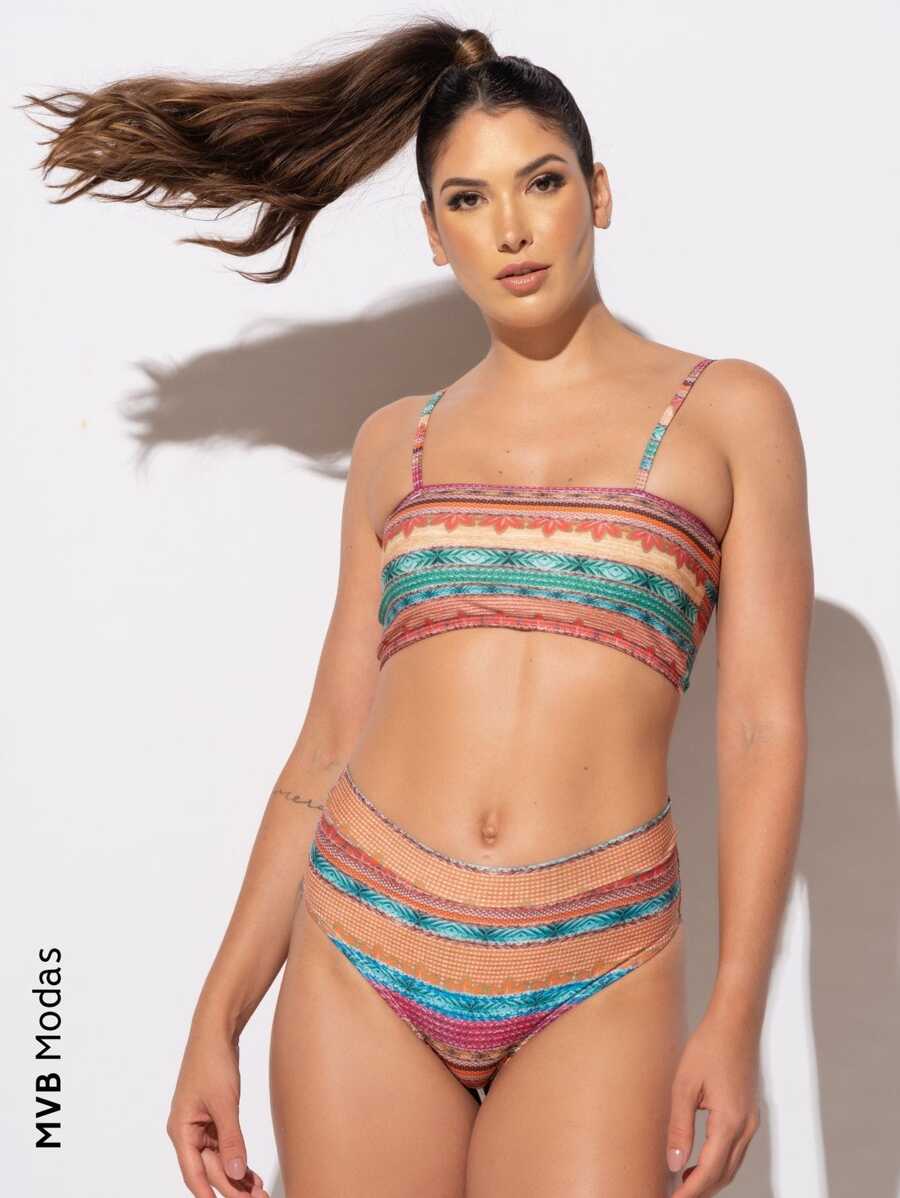 MVB Modas Women Bikini Sets - 米色 - 查看 1