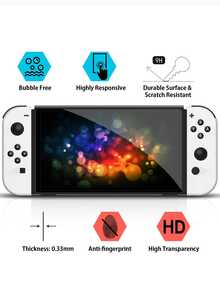 4入組鋼化玻璃屏幕保護貼,配有黑色安裝套件 - 無色 - 查看 2