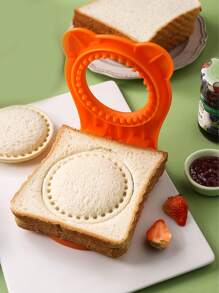1 Pièce Coupe-sandwich En Acier Inoxydable Polyvalent - Idéal Pour Le Pain, Le Pain Grillé, Les Fruits, Les Biscuits Et La Pâtisserie Diy - Idéal Pour La Boîte À Lunch De Retour À L'école