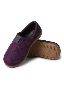 Dearfoams Women's River Closed Back with Collapsible Heel - 紫色 - 查看 7