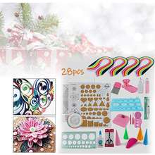 Kit De Herramientas Para Hacer Filigrana Con Papel, 28 Pzs - Multicolor - Ver 10